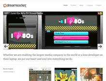 Tablet Screenshot of dreamsocket.com